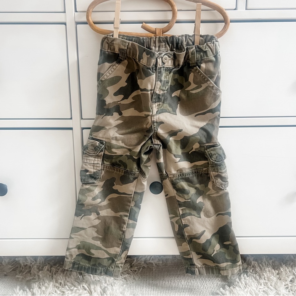 Kids Camouflage Cargo Pants